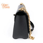 Louis Vuitton Twist MM Noir Epi Leather Chain Shoulder Bag Rank AB