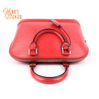 Louis Vuitton Alma PM Epi Leather Coquelicot Red Silver Hardware Rank AB