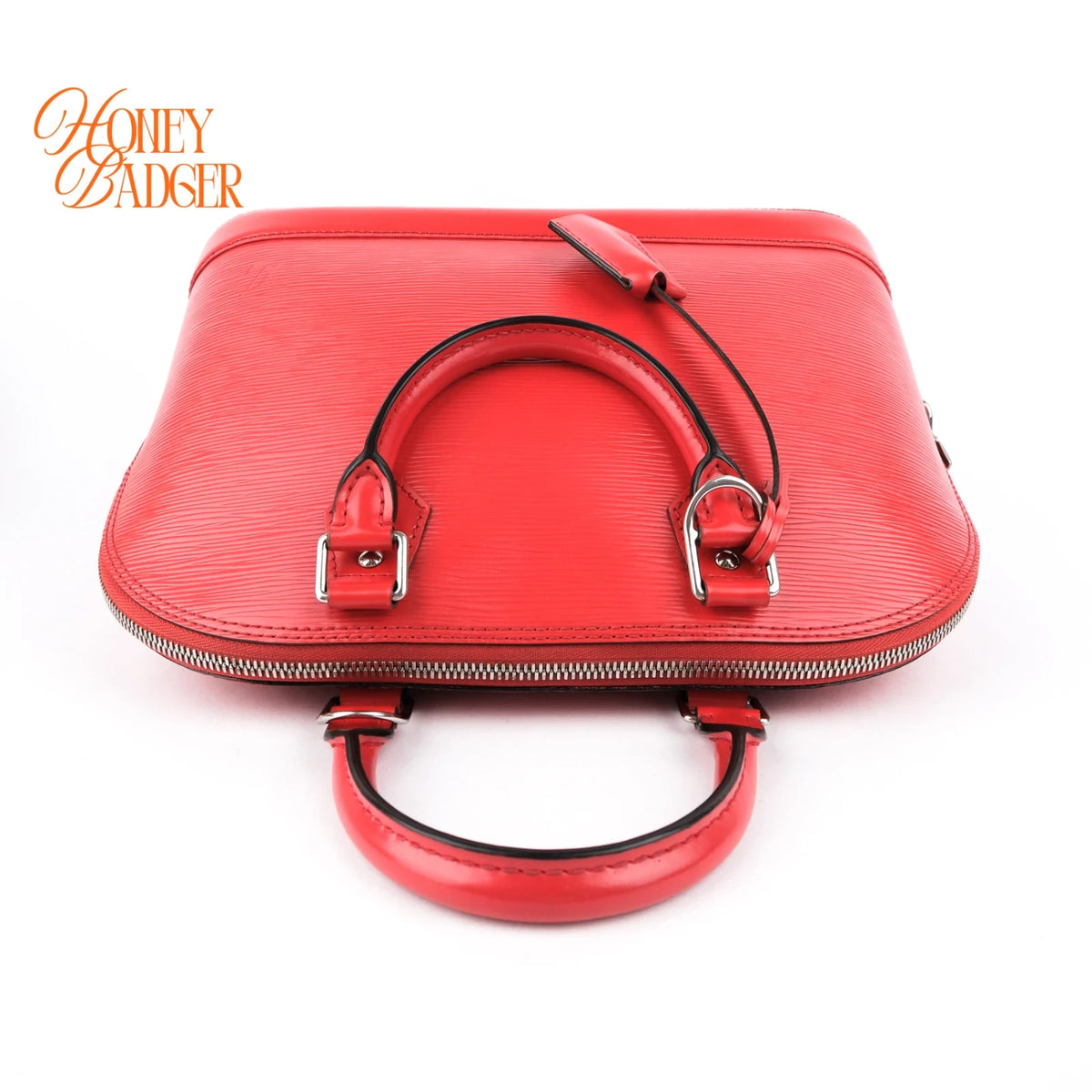 Louis Vuitton Alma PM Epi Leather Coquelicot Red Silver Hardware Rank AB
