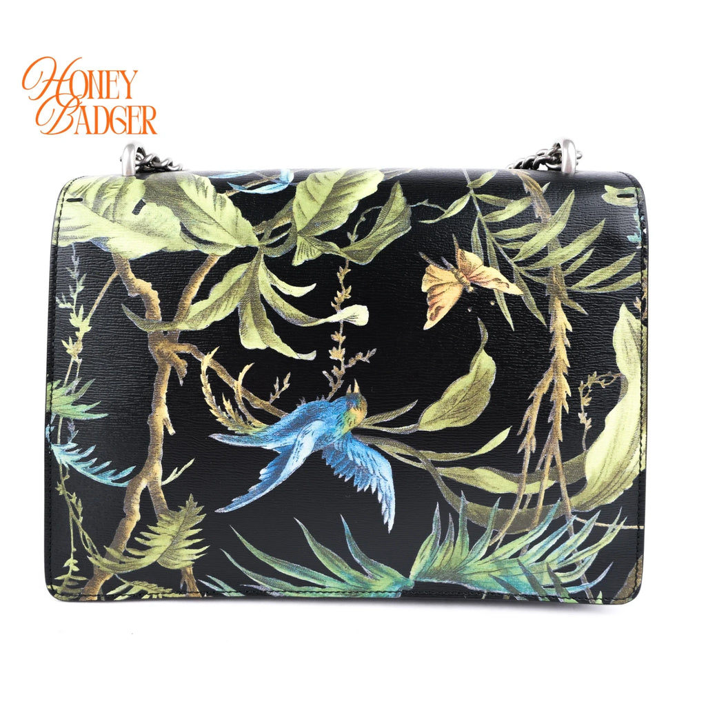 Gucci Dionysus Medium Tropical Print Leather Chain Shoulder Bag Rank A