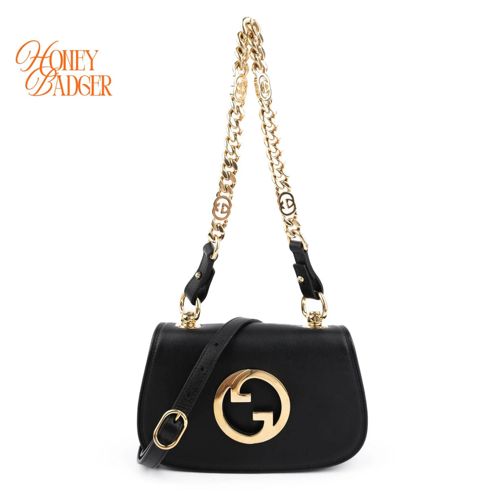 Gucci Blondie Mini Leather Black Rank A