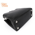 Louis Vuitton Capucines BB Taurillon Grained Leather Black Silver Hardware Rank A