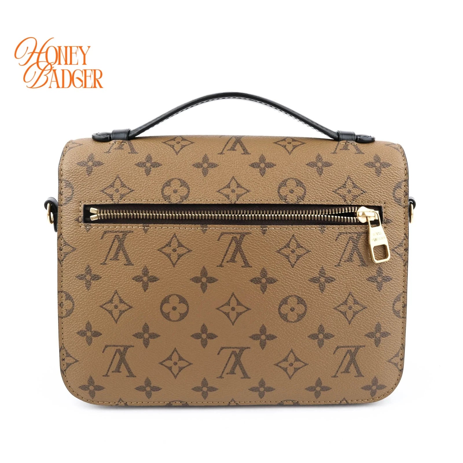 Louis Vuitton Pochette Métis Monogram Reverse Canvas Brown Rank A