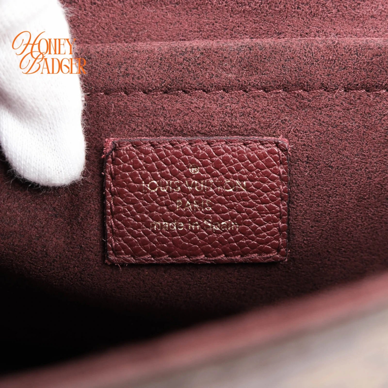 Louis Vuitton Saint Placide Monogram Canvas and Leather Bordeaux Rank A