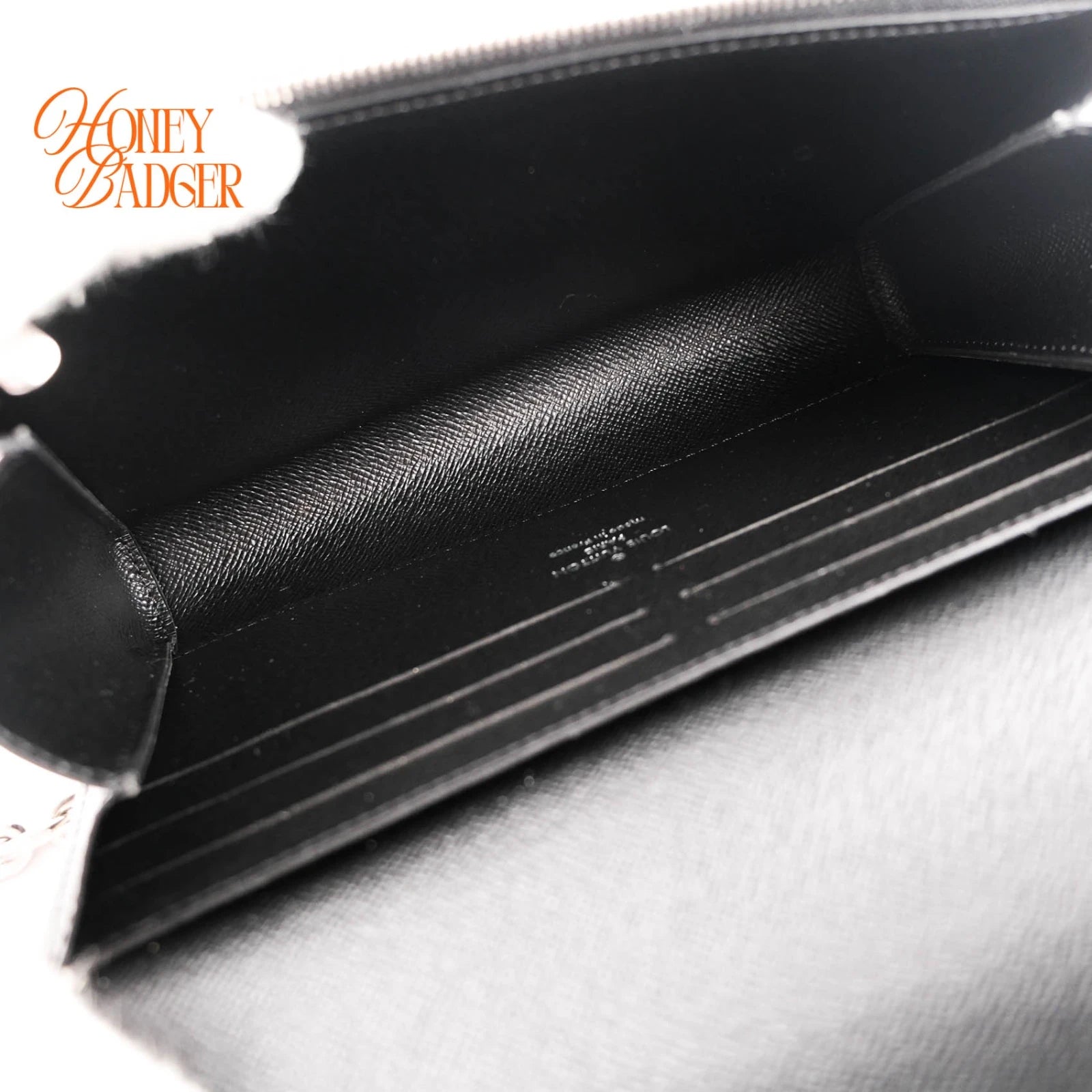 Louis Vuitton Twist Chain Wallet Epi Leather Black Patches Rank A