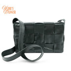 Bottega Veneta Cassette Intrecciato Lambskin Green Rank A