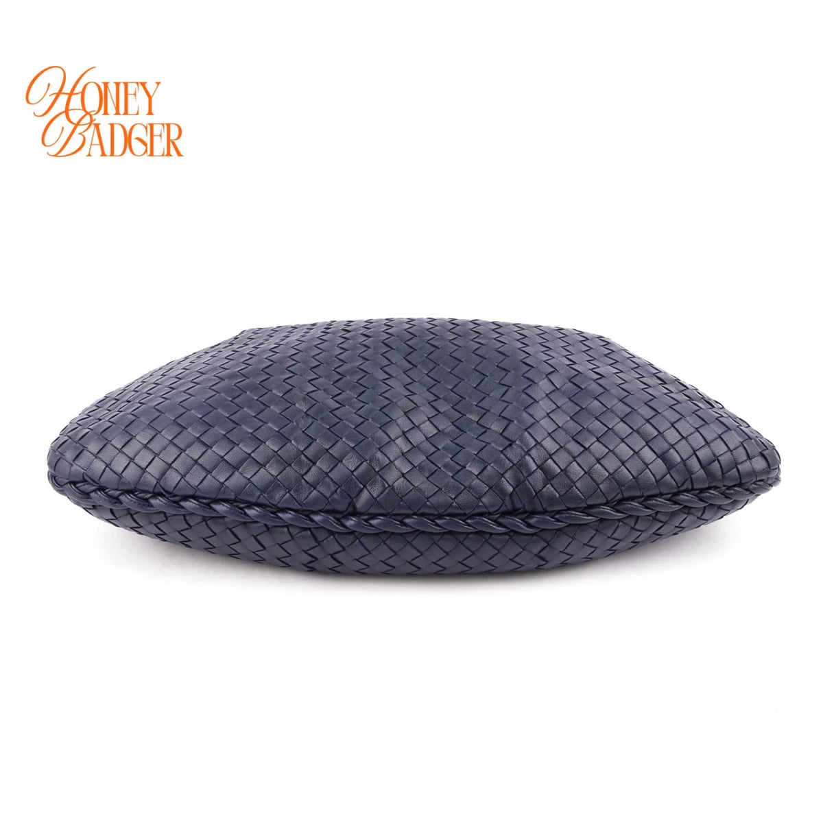 Bottega Veneta Large Veneta Hobo Intrecciato Nappa Navy Rank A