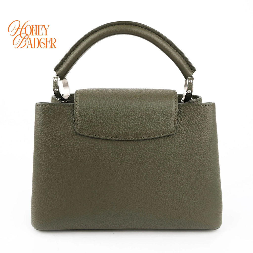 Louis Vuitton Capucines BB Taurillon Leather Green Rank A
