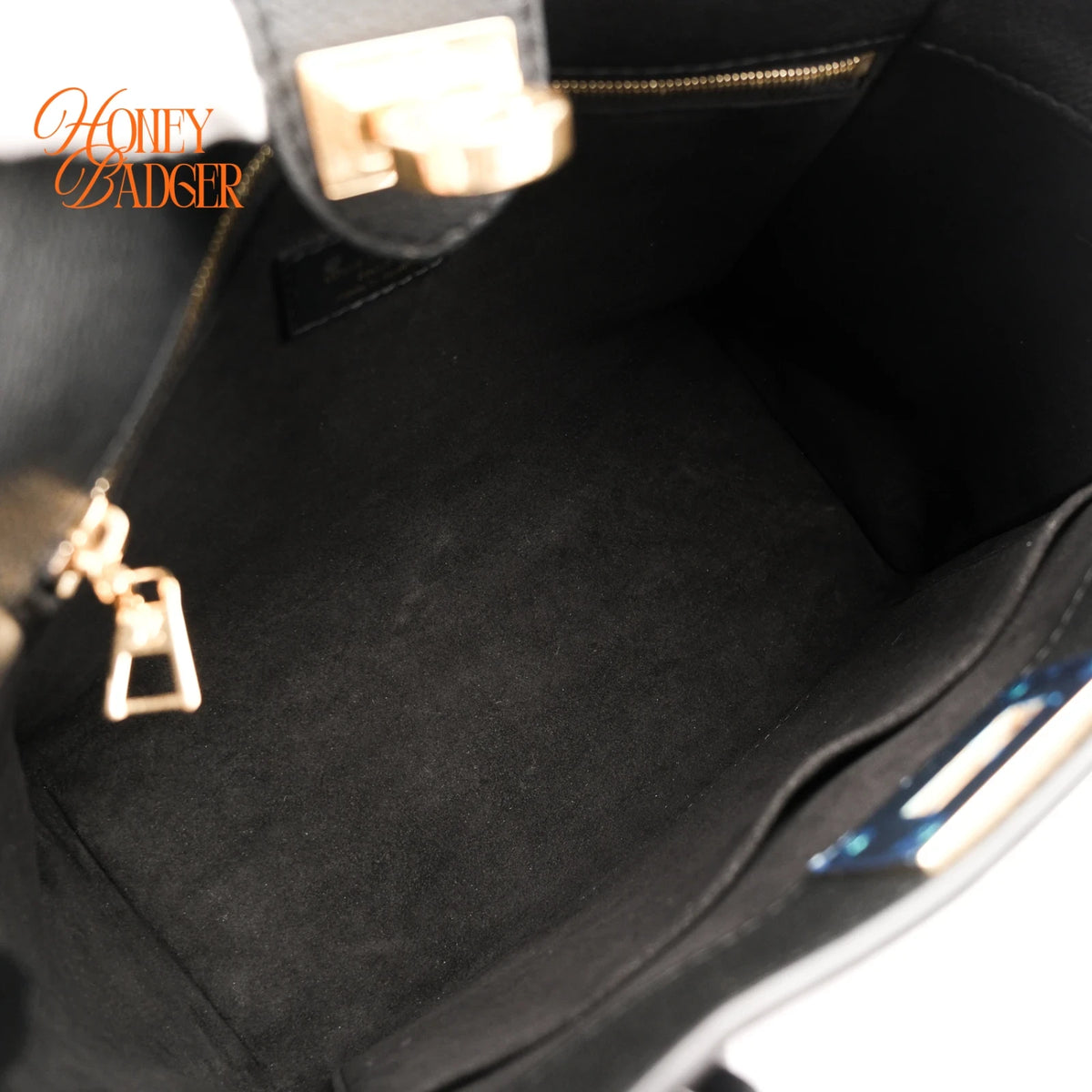 Louis Vuitton On My Side PM Calf Leather/Monogram Black Rank A
