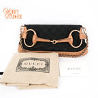 Gucci Horsebit GG Canvas Black/Brown Rank AB