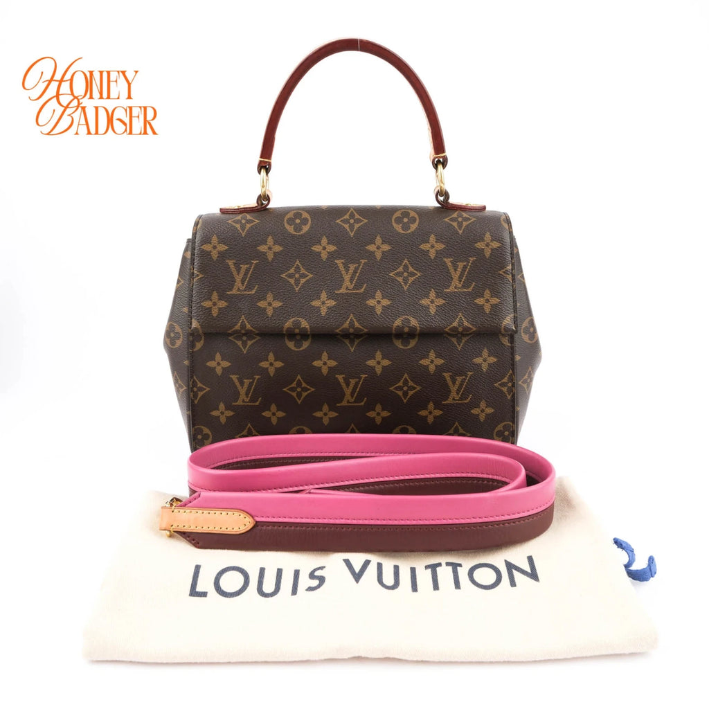 Louis Vuitton Cluny BB Monogram Canvas Pink Rank A