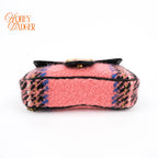 Gucci GG Marmont Mini Tweed Multicolor Chain Bag G3461 Rank A