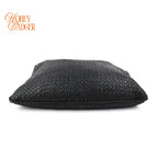 Bottega Veneta Maxi Veneta Hobo Intrecciato Nappa Leather Black Rank AB