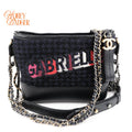 Chanel Gabrielle Hobo Small Navy Tweed Grade A