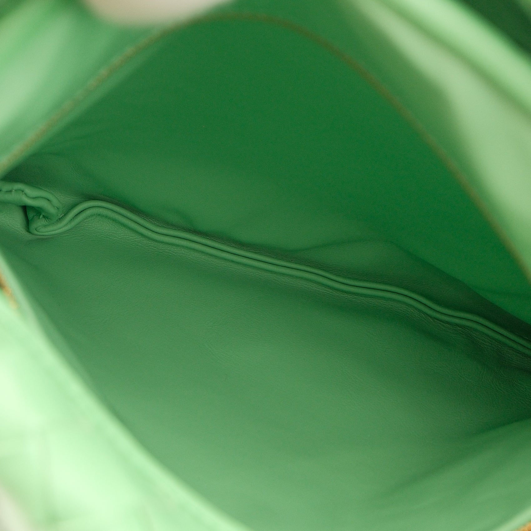Bottega Veneta Intrecciato Hobo Shoulder Bag Nappa Leather Parakeet Green