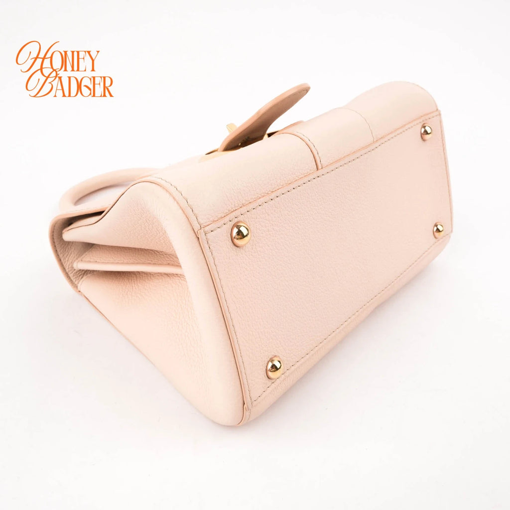 Delvaux Brillant Mini Rodéo Calf Pale Pink Gold Hardware Rank A