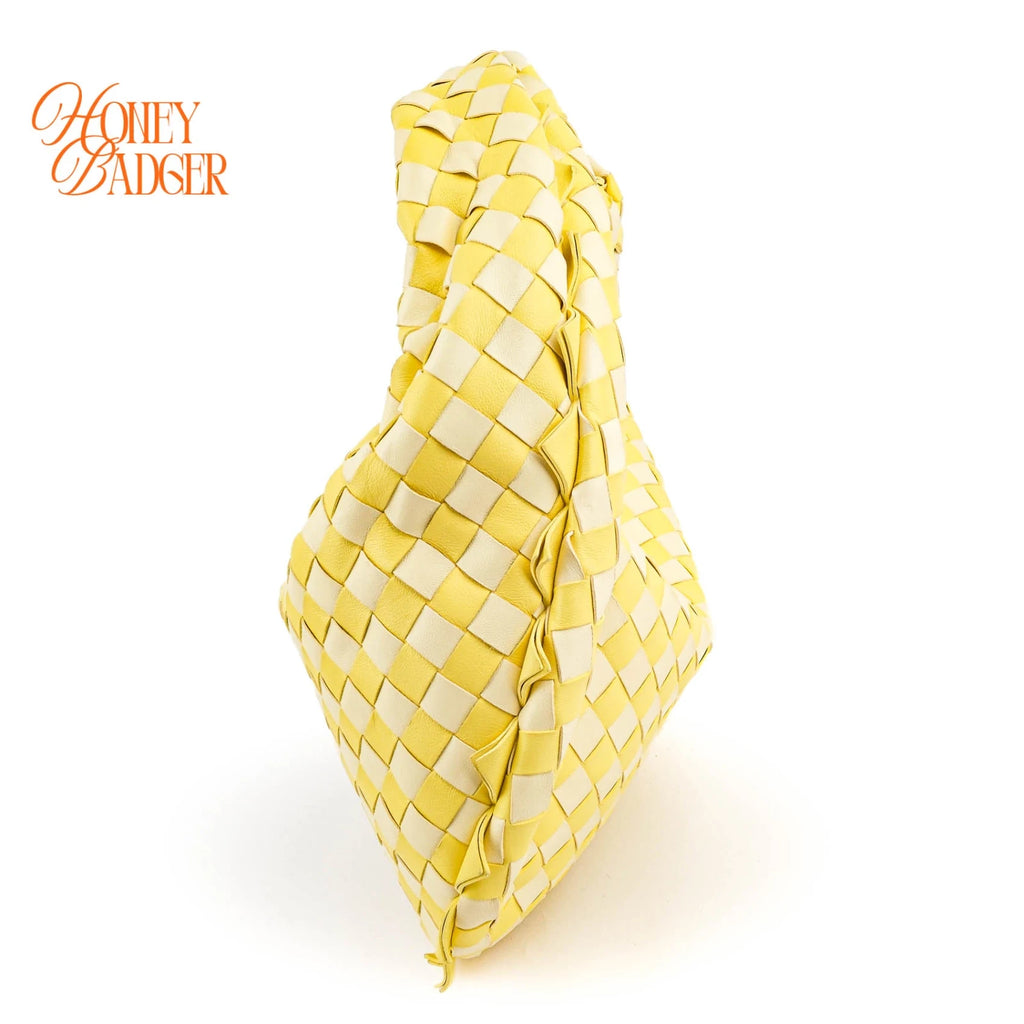 Bottega Veneta Jodie Medium Yellow Intrecciato Rank S