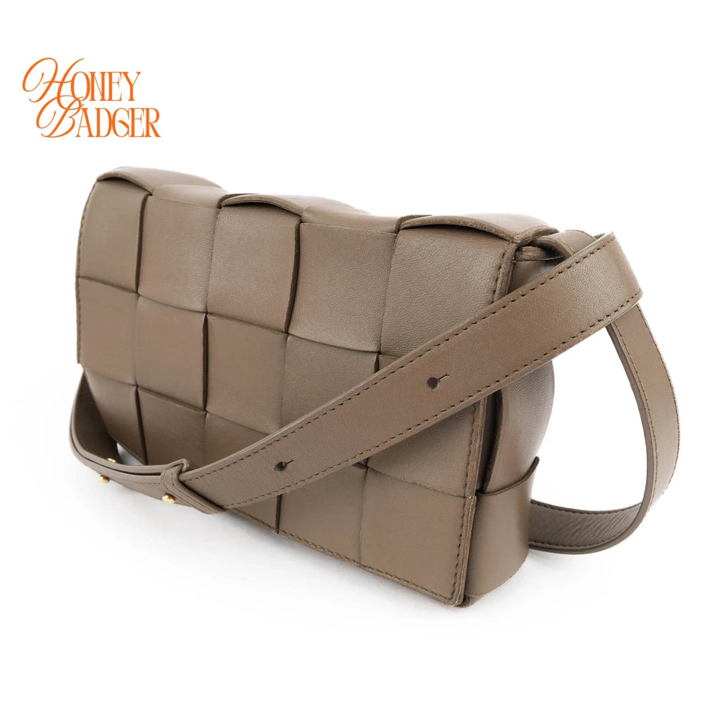 Bottega Veneta Padded Cassette in Brown Lambskin — Vintage Tokyo
