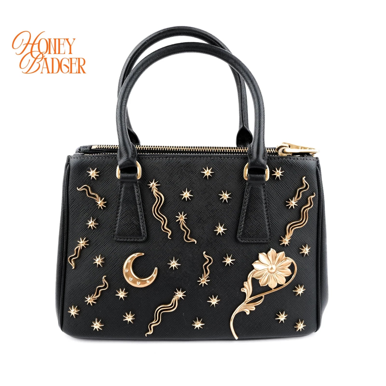 Prada Galleria Small Saffiano Leather Black Rank A