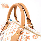 Louis Vuitton x Grace Coddington Speedy Bandoulière 30 Catogram White Orange Rank S
