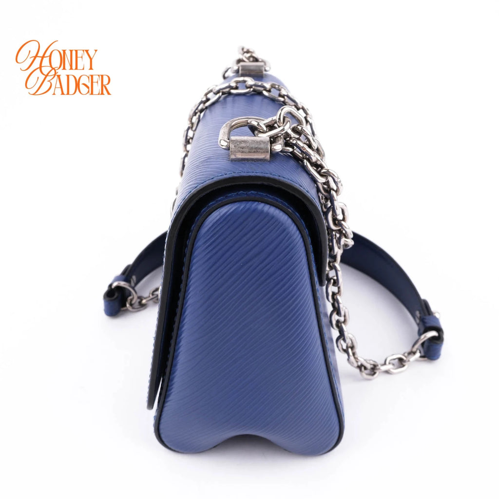Louis Vuitton Twist PM Epi Leather Blue Rank A