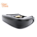 Gucci Jackie 1961 Mini Shoulder Bag Smooth Calfskin Black Gold Hardware Rank S
