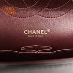 Chanel Classic Double Flap Jumbo 30 Lambskin Black Gold Hardware Rank AB