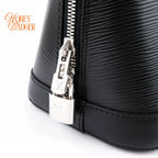 Louis Vuitton Alma PM Epi Leather Black Silver Hardware Rank A