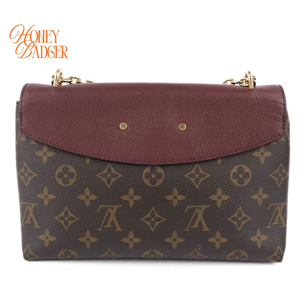 Louis Vuitton Saint Placide Monogram Canvas and Leather Bordeaux Rank A