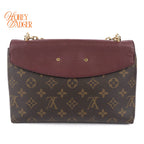 Louis Vuitton Saint Placide Monogram Canvas and Leather Bordeaux Rank A