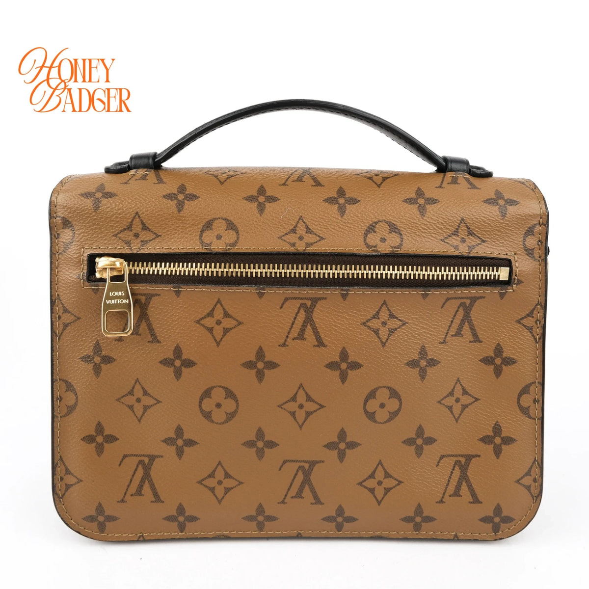 Louis Vuitton Pochette Métis MM Monogram Reverse Canvas/Black Rank A