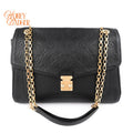 Louis Vuitton Saint-Germain MM Monogram Empreinte Noir Gold Hardware Rank A