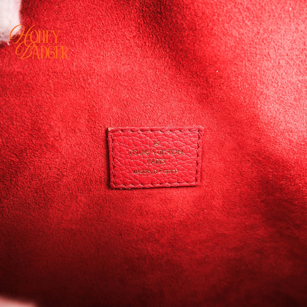 Louis Vuitton Victoire Monogram Cerise Red Chain Shoulder Bag Rank A