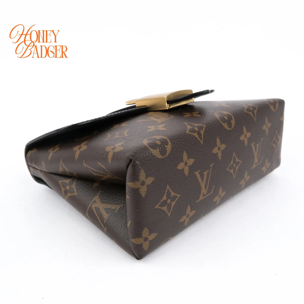 Louis Vuitton Rocky BB Monogram Canvas/Black Leather Rank A