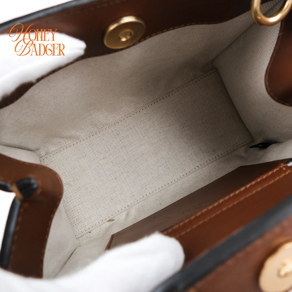 Gucci Diana Mini GG Crystal Canvas/Brown Leather Rank A
