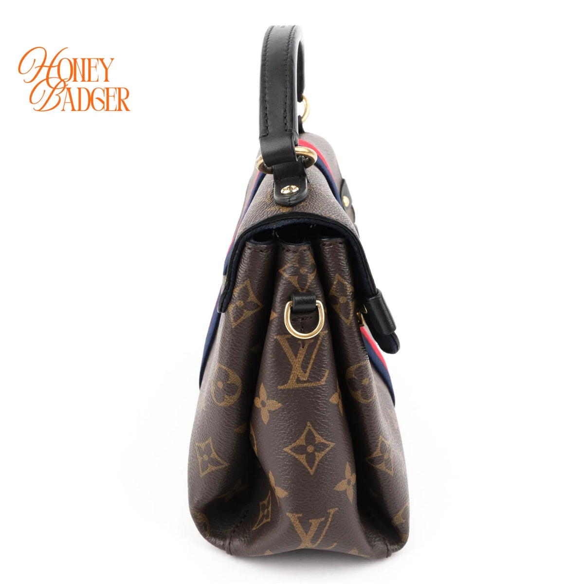 Louis Vuitton Georges BB Monogram Marine Cerise Gold Hardware Rank A