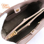 Prada Galleria Medium Saffiano Leather Beige Rank A