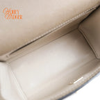 Valextra Iside Mini Millepunte Calfskin Beige Cachemire Gold Hardware Rank A