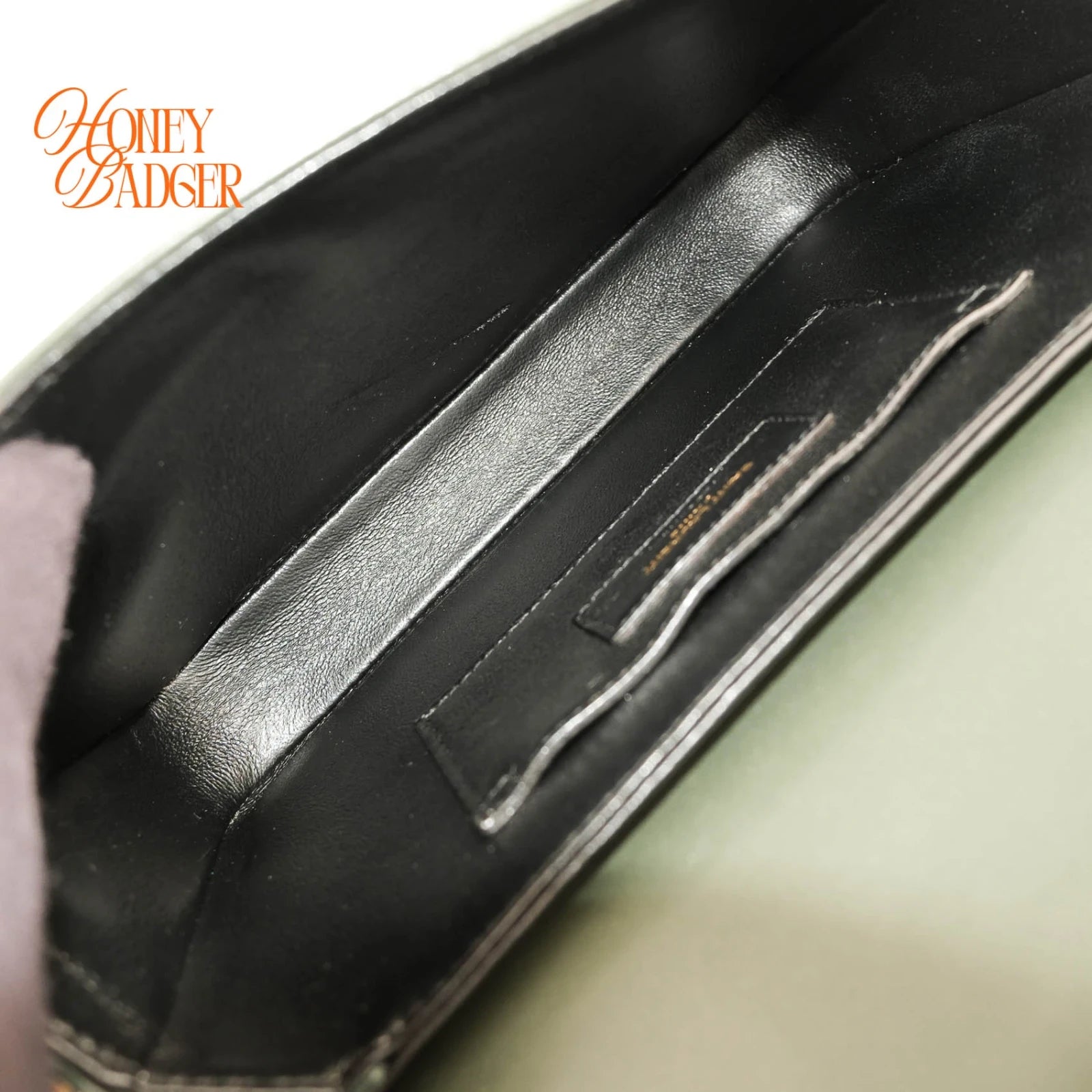 Saint Laurent Solferino Leather Green Rank A