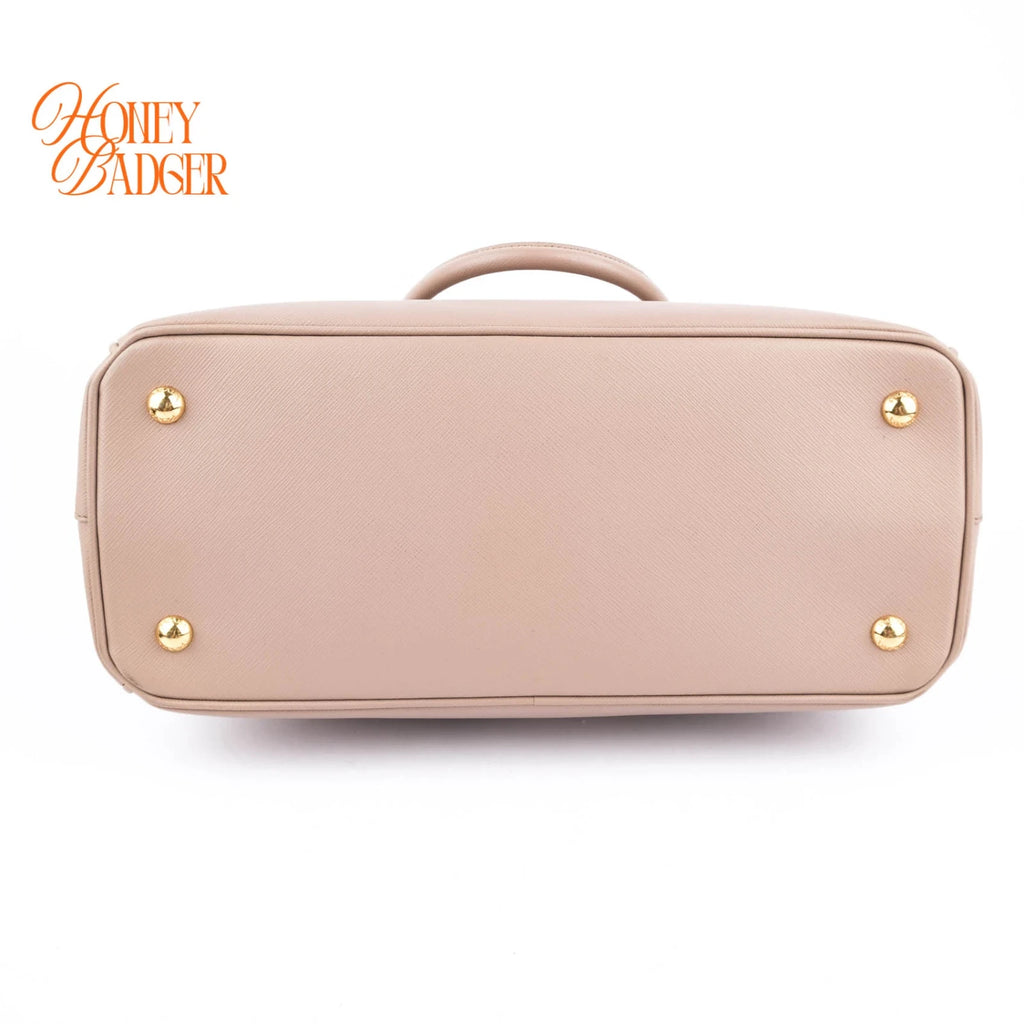 Prada Galleria Medium Saffiano Leather Beige Rank A