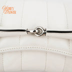 Gucci Horsebit 1955 Small Leather White Silver Hardware Rank S