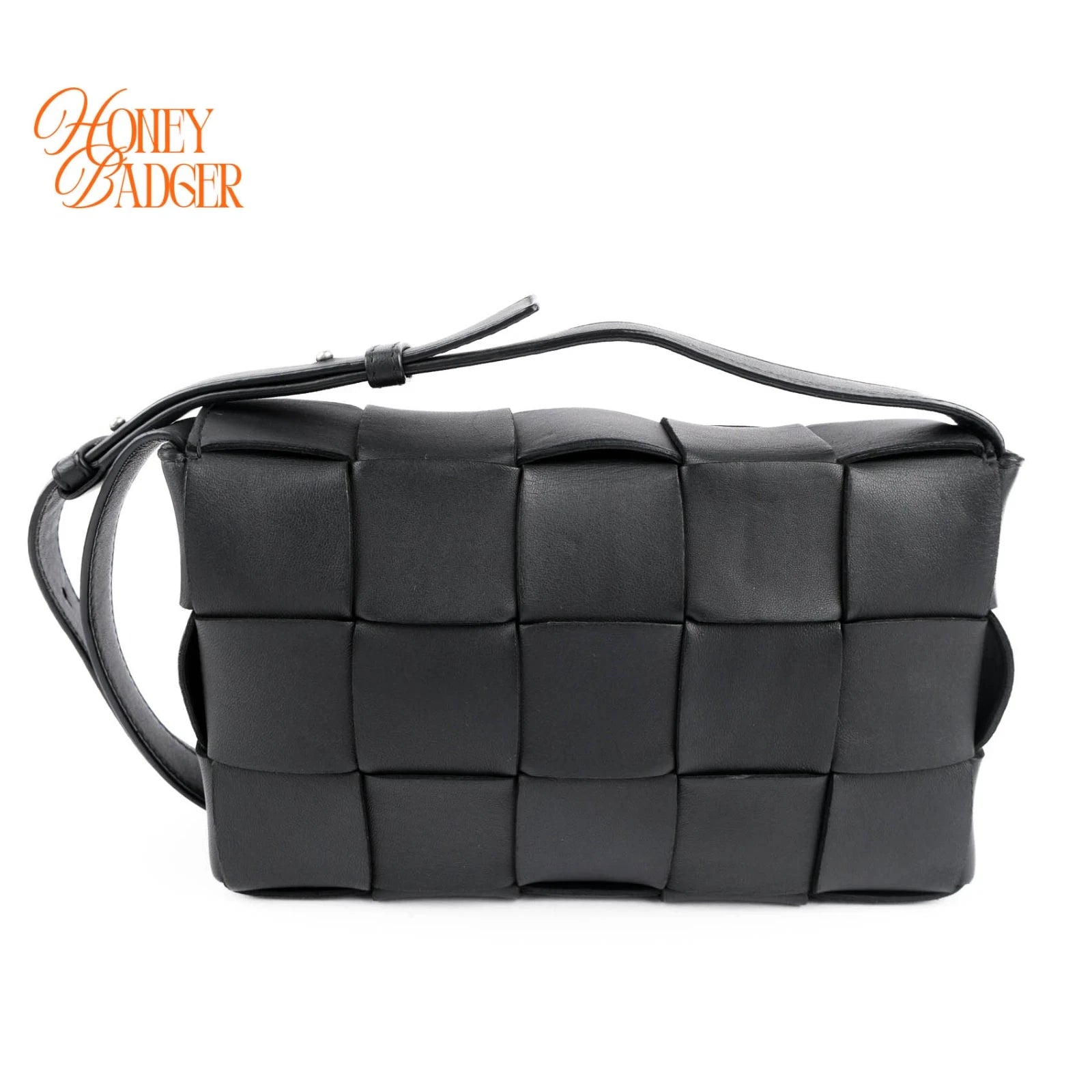Bottega Veneta Cassette Intrecciato Black Grade A