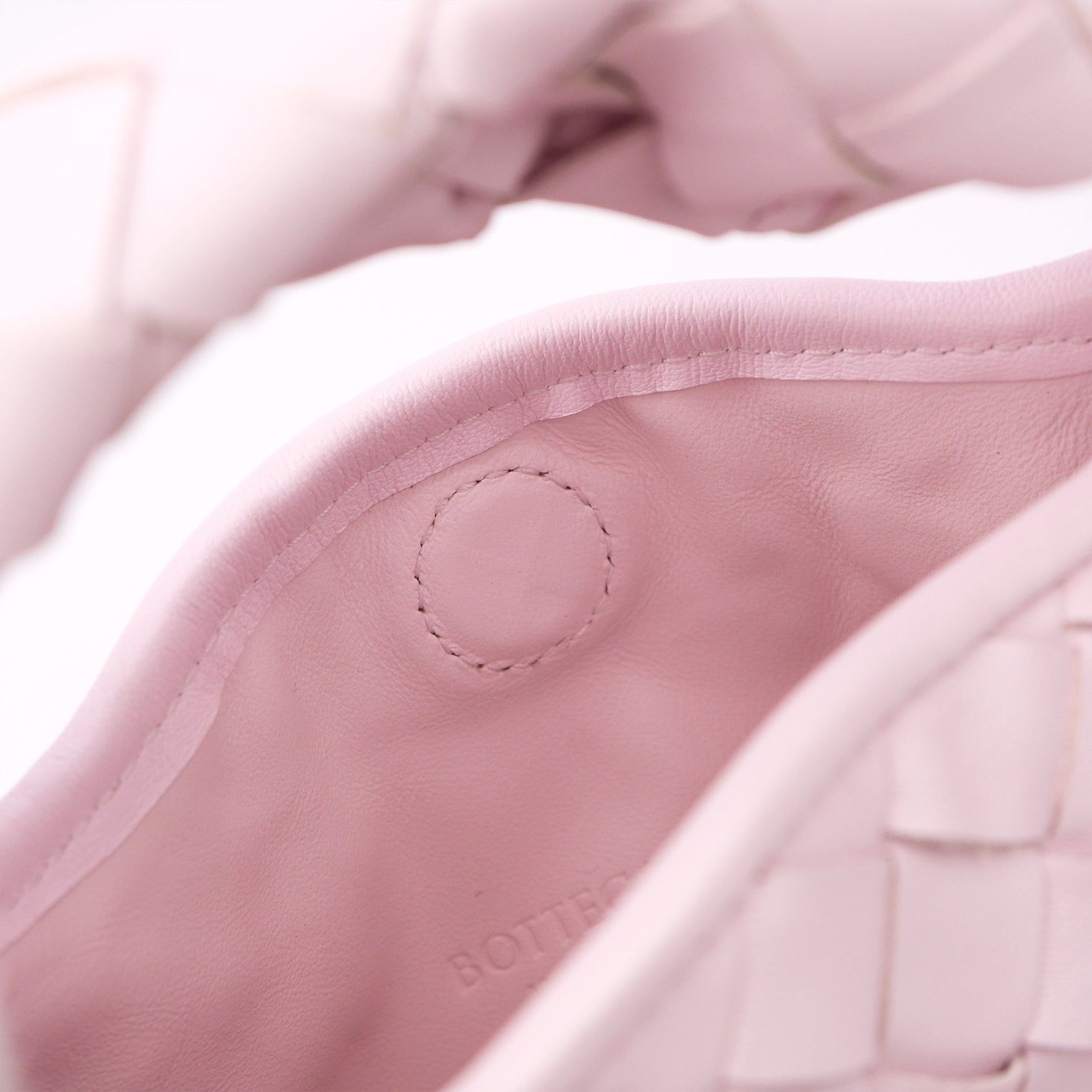 UNUSED ITEM | Bottega Veneta Mini Hop Intrecciato Leather 2-Way Shoulder Bag  Pink