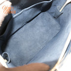 Louis Vuitton Alma PM Epi Leather Navy Silver Hardware Rank A