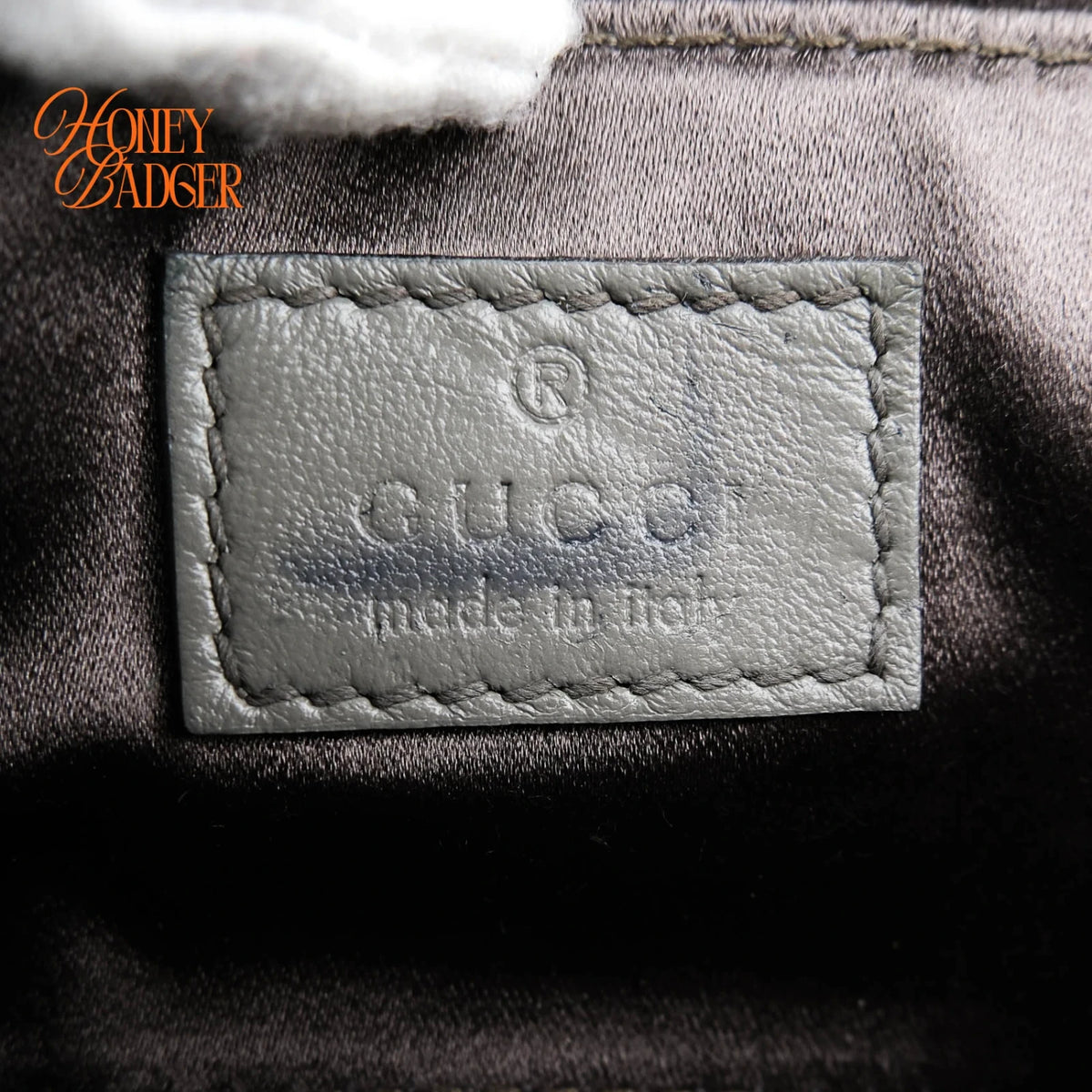 Gucci Horsebit Chain Small Shoulder Bag Quilted Calfskin Grey Palladium Hardware Rank A