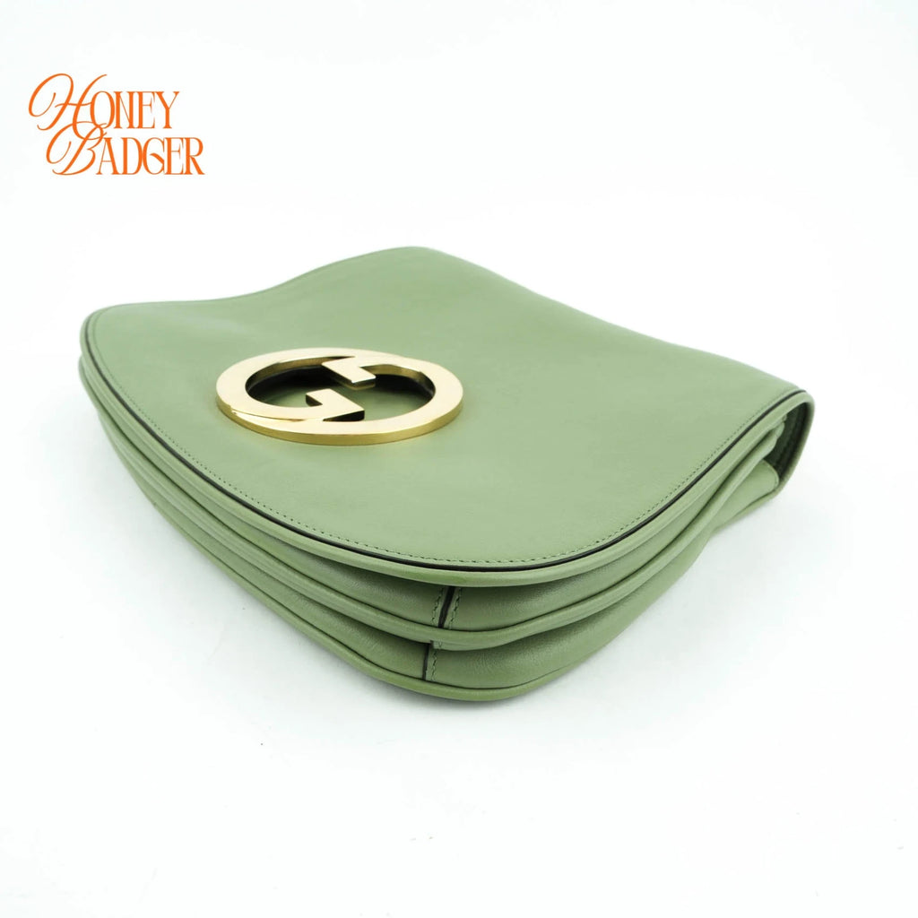 Gucci Blondie Medium Leather Green Rank A