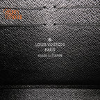Louis Vuitton Twist Chain Wallet Epi Leather Black Patches Rank A