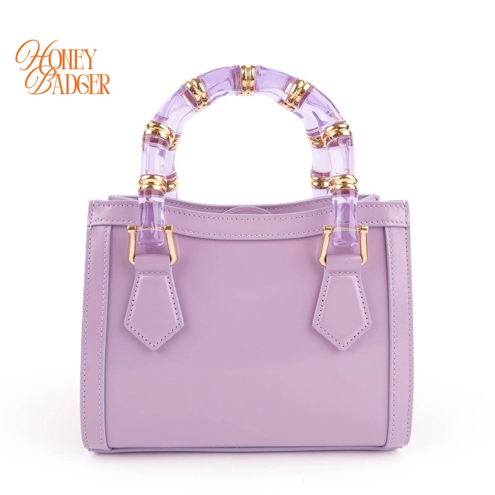 Gucci Diana Mini Purple Patent Bamboo Grade S