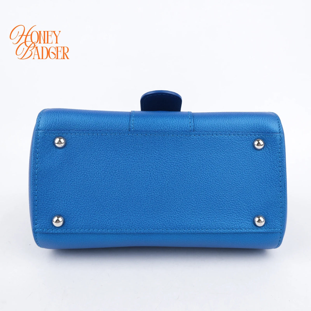 Delvaux Brillant Mini Satin Electric Calfskin 2Way Handbag Shoulder Bag Rank AB