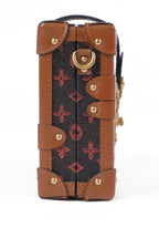 Louis Vuitton Catgram Transformed Monogram Petite Malle Trunk Bag - M44407 Rare Collectors Piece